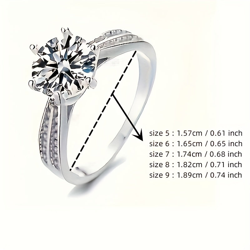 Luxury Women’s Sterling Silver Ring
