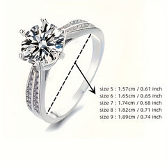 Luxury Women’s Sterling Silver Ring